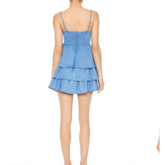 New All The Way Glam Denim Dress - Picture 7 of 8